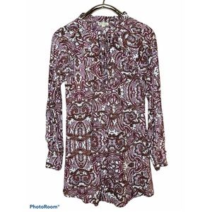 For Love & Lemons Romy Paisley Ruffle Mini Dress